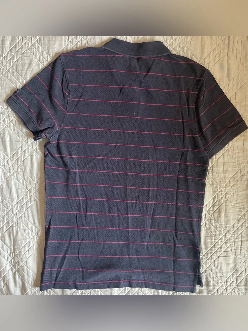 J. CREW Slim washed piqué polo shirt in stripe Size M $89.50 CR766